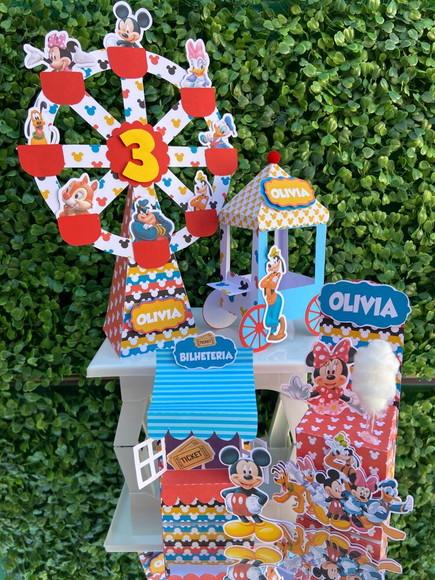 Kit Personalizado Parque do Mickey e Seus Amigos (20 Peças)