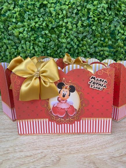 Sacolinha Personalizada Minnie Realeza
