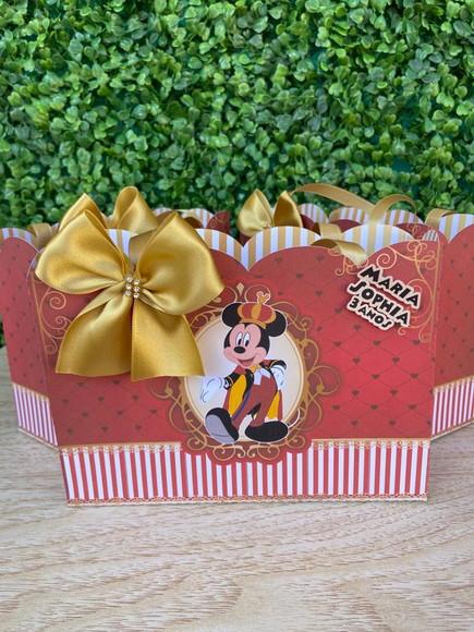 Sacolinha Personalizada Mickey Realeza