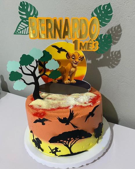 Topo de Bolo Rei Leão