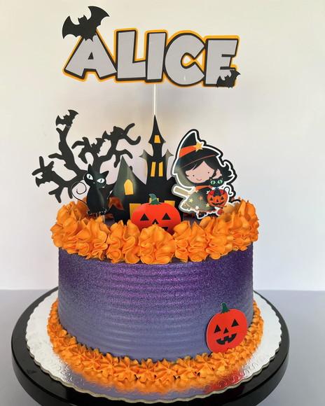 Topo de Bolo Halloween