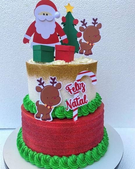 Topo de Bolo Natal
