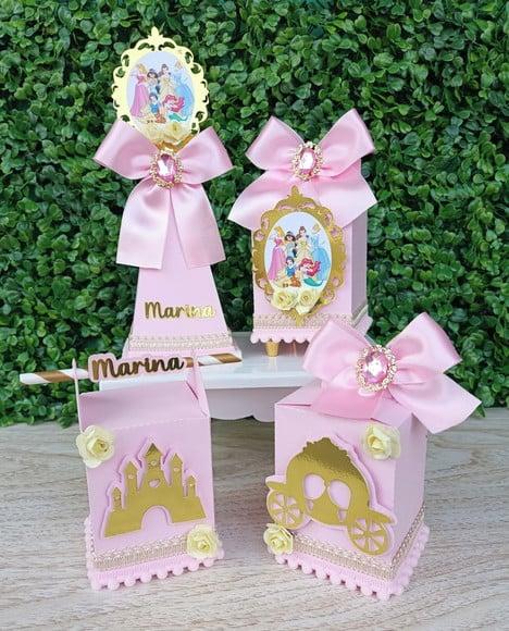 Kit Personalizado Princesas Luxo (20 Peças)