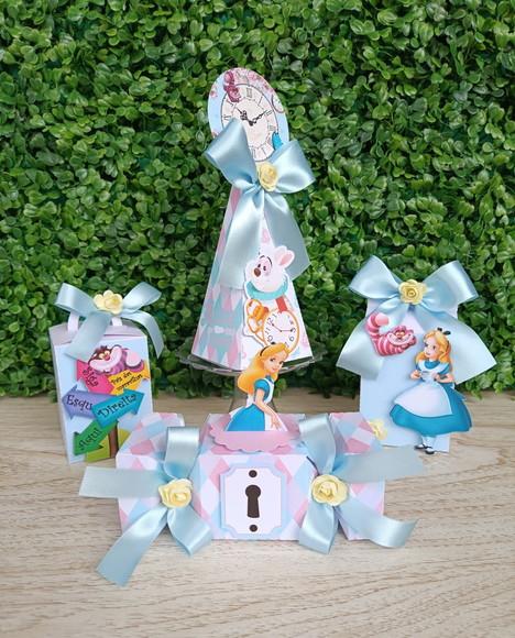 Kit Personalizado Alice No País Das Maravilhas (20 Peças)