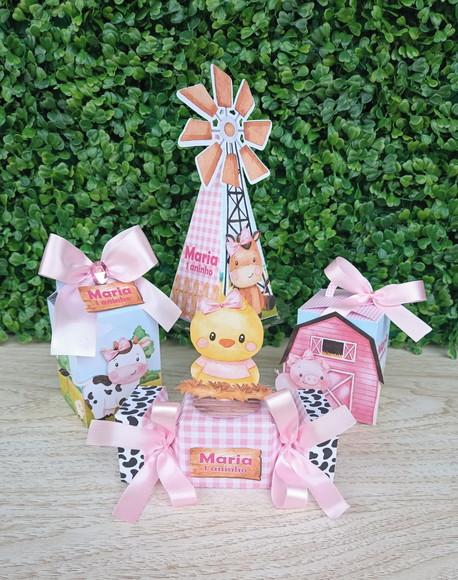 Kit Personalizado Fazendinha Menina ( 20 Peças)