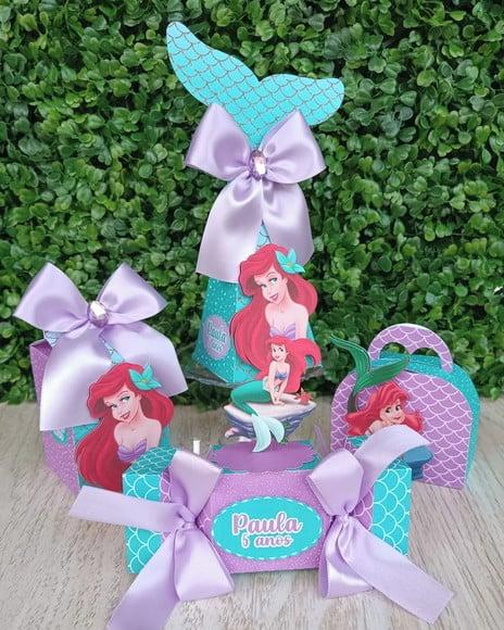 Kit personalizado Pequena Sereia ( 20 peças)