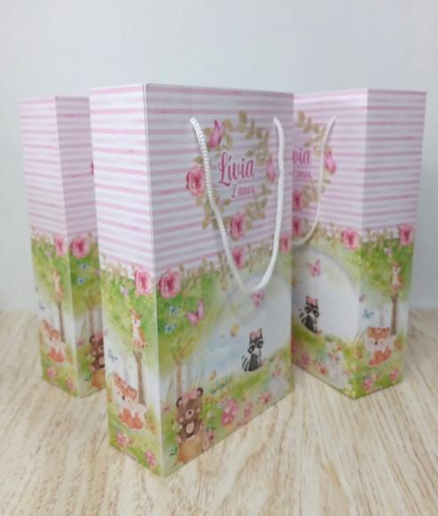 Sacolinhas personalizadas Bosque Encantado