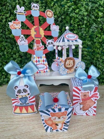 Kit Personalizado Circo Menino ( 20 Peças)
