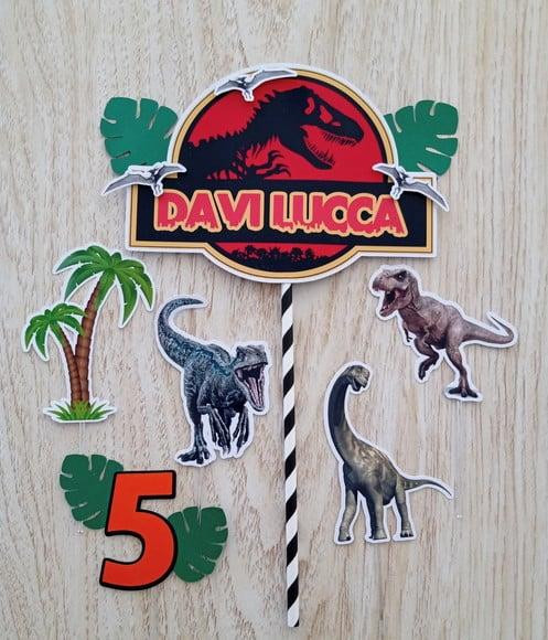 Topo de bolo Jurassic World