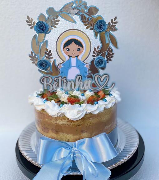 Topo de bolo Nossa Senhora das Graças