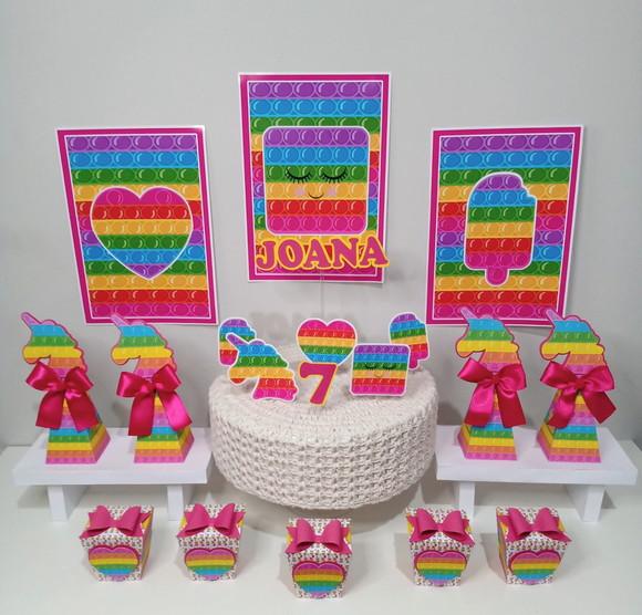 Kit festa em casa Pop it ( fidget toys)