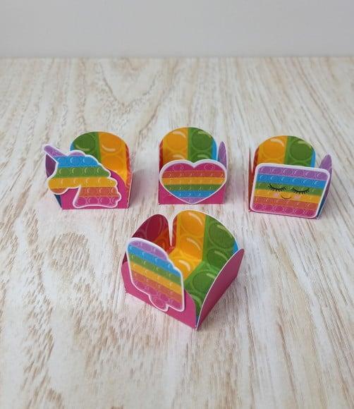Forminhas para doce pop it