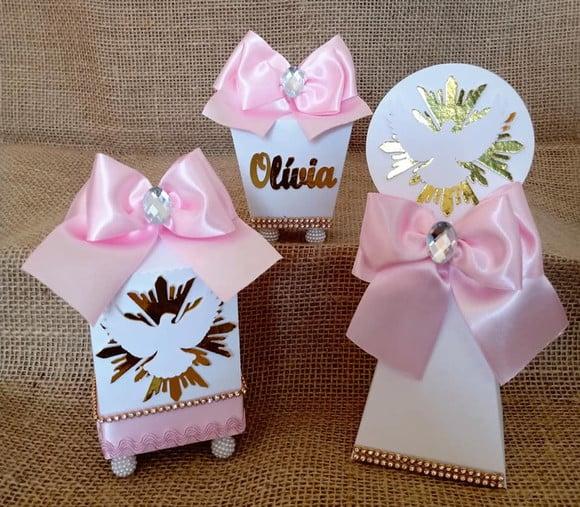 Kit Batizado Menina luxo (15 itens)