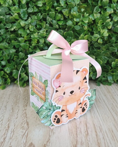 Kit personalizado Safari Menina aquarela (40 peças)
