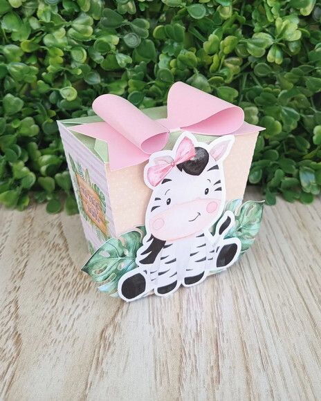 Kit Personalizado Safari Menina Aquarela (20 Peças)