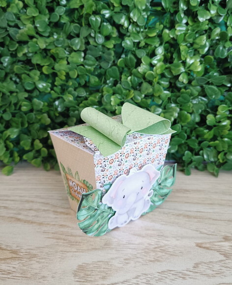 Kit personalizado Safari aquarela ( 40 peças )