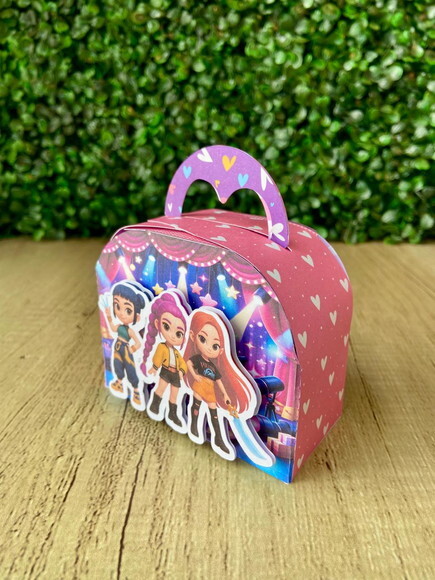 Kit Festa Personalizada Guerreiras K-pop (20 Peças)