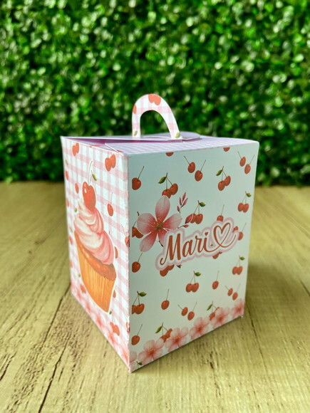 Kit Festa Personalizado Tema Cerejinhas (30 Peças)