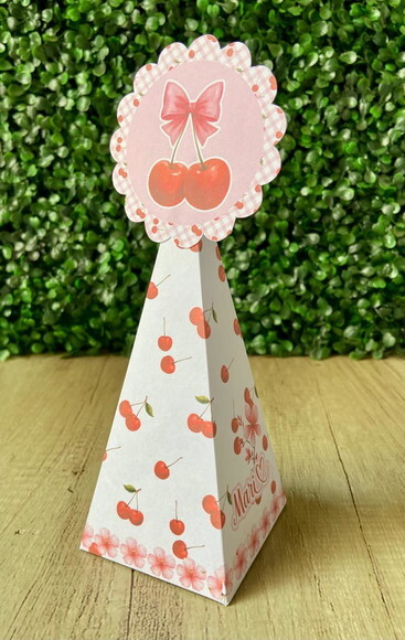 Kit Festa Personalizado Tema Cerejinhas (20 Peças)