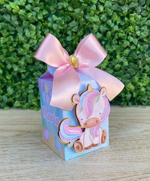 Kit Personalizado Luxo Unicórnio (50 Peças)