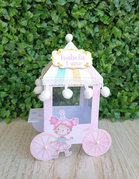 Kit Personalizado Circo Rosa (30 Peças)