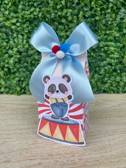 Kit Personalizado Circo Aquarela Menino (25 Peças)
