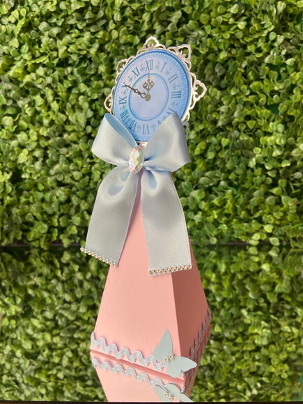 Caixa Cone Personalizada Luxo Cinderela