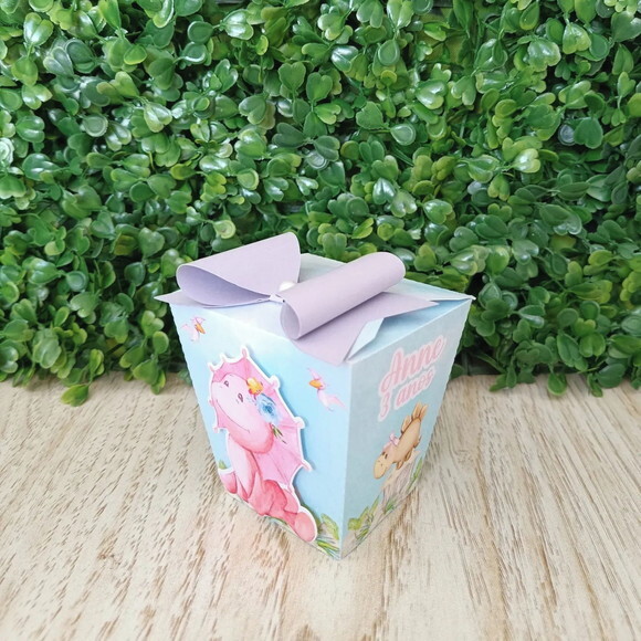 Kit personalizado Dinossauro aquarela menina (20 peças)