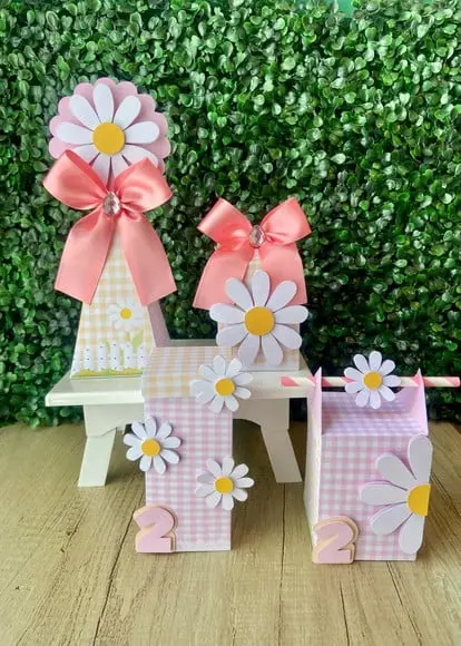 Kit Festa Personalizado Margaridas (20 Peças)