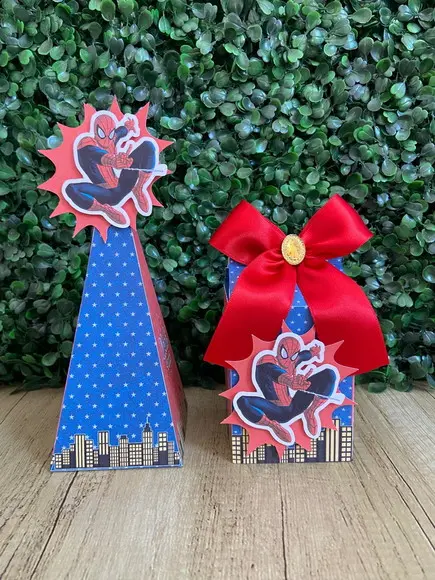 Kit Festa Personalizado Tema Homem Aranha (20 Peças)