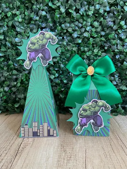 Kit Festa Personalizado Tema Hulk (20 Peças)