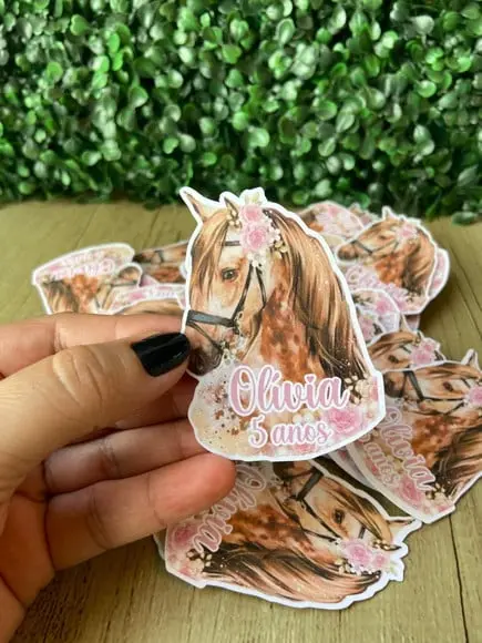 Tag para Tubete Cavalos