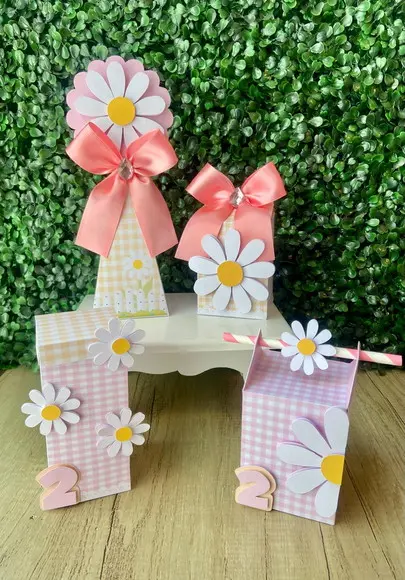 Kit Festa Personalizado Margaridas (30 Peças)