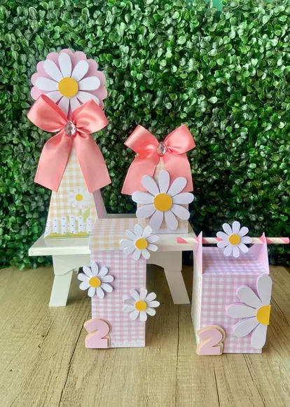 Kit Festa Personalizado Margaridas (25 Peças)
