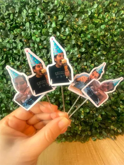 Toppers para Docinhos com Foto