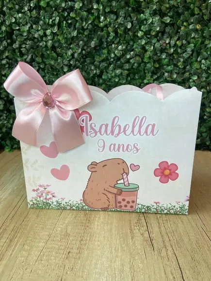 Sacolinha Personalizada Capivara