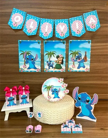 Kit Festa Stitch Personalizado /só Bolinho 50 Itens