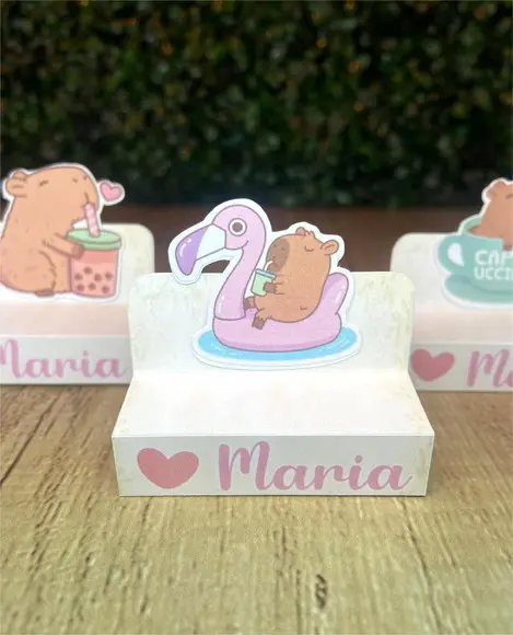 Porta Bis Duplo Capivara Cute