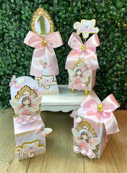 Kit Personalizado Luxo Jardim das Fadas ( 25 Pecas)