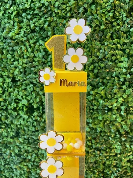 Caixa Acetato Alta Luxo Margarida