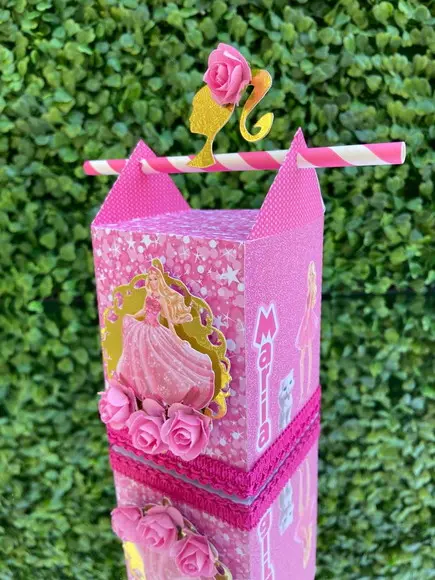 Caixa Canudo Barbie