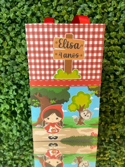 Sacolinha Personalizada Chapeuzinho Vermelho