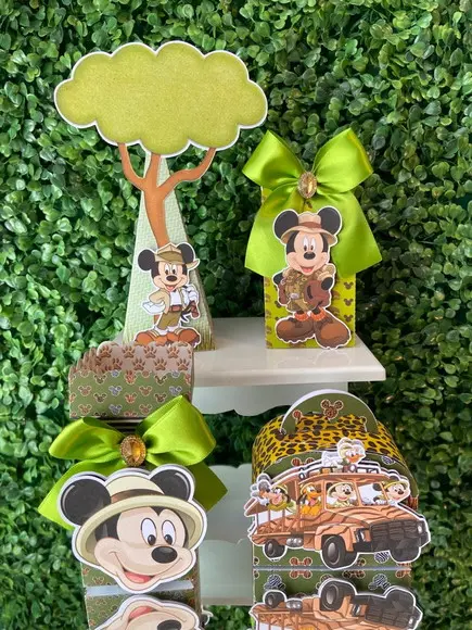 Kit Personalizado Mickey Safari ( 25 Peças)