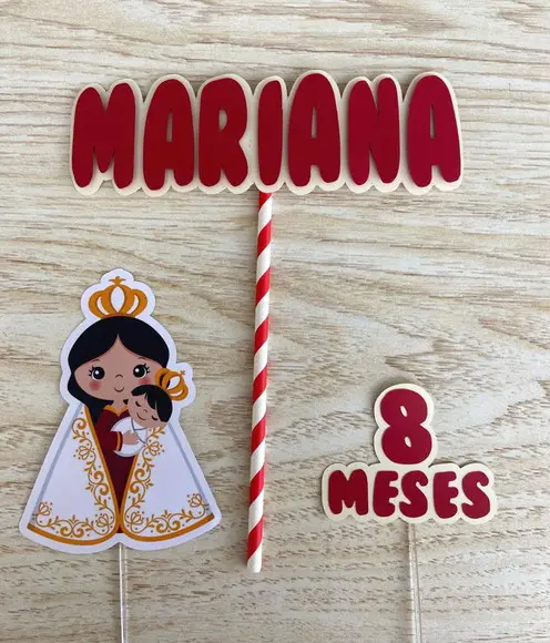 Topo de Bolo Nossa Senhora de Nazaré