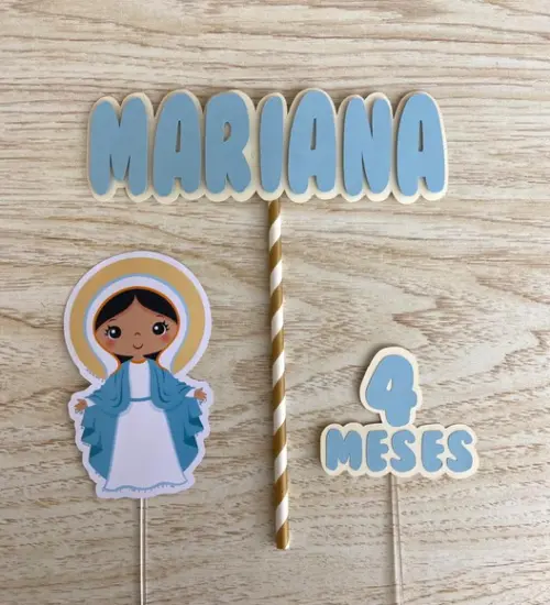 Topo de Bolo Nossa Senhora das Graças