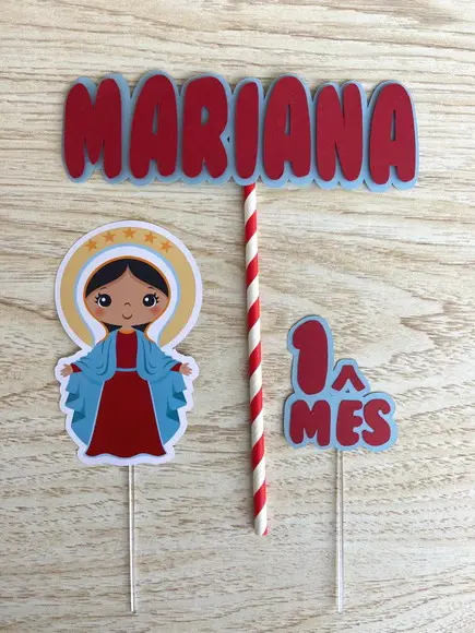 Topo de Bolo Nossa Senhora da Assunção
