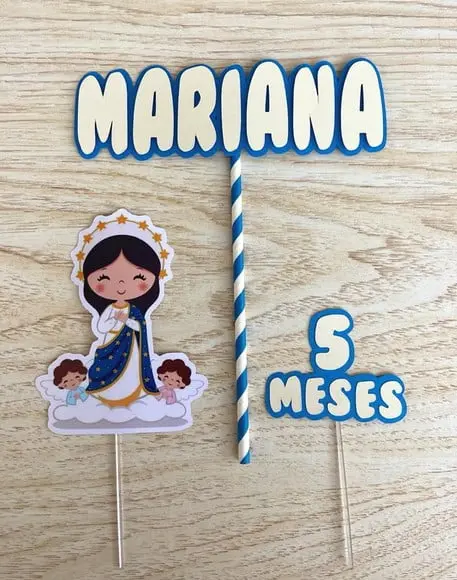 Topo de Bolo Nossa Senhora da Conceição