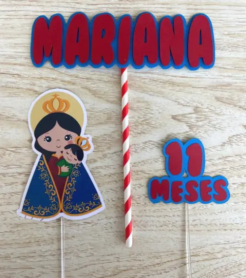 Topo de Bolo Nossa Senhora do Perpetuo Socorro