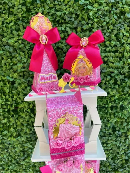 Kit Super Luxo Personalizado Barbie (15 Peças)