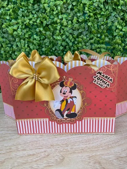 Sacolinha Personalizada Mickey Realeza